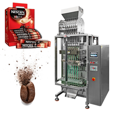 Mehrspurige Kaffeepulververpackungsmaschine Sachet Ketchup Stick Flüssigkeitsverpackungsmaschine