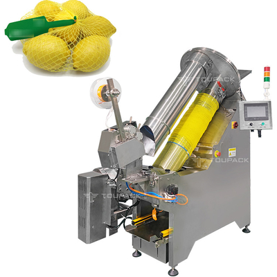 Vollautomatischer linearer Combi Wigher mit Netzklippmaschine Zitronenmaschentasche Verpackungsgerät
