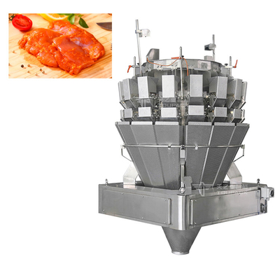 Frisches Huhn Schaf Schweinefleisch Rindfleisch Mehrköpfige Waage 14 Köpfe Schraubfleischfüllmaschine