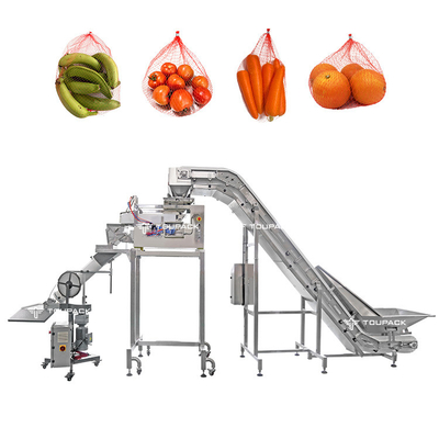 TOUPACK Mesh Bag Fruchtverpackungsmaschine / Halbautomatische Zitrusnetz-Verpackungsmaschine