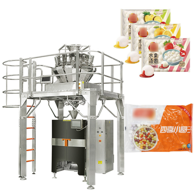 Verpackungsmaschine für frisches grünes Gemüsesallad Vffs - Maschine für die Verpackung von Fleischkugeln