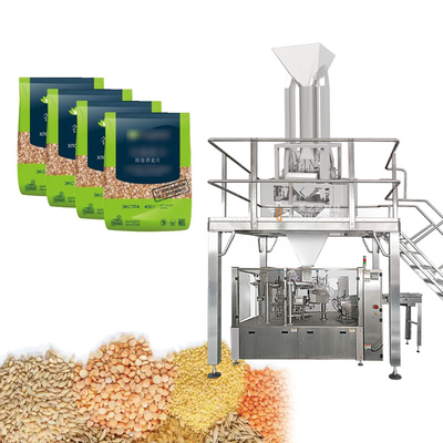 Automatische Maschine zur Befüllung von Körnergranulat 1 kg 2 kg 5 kg Lineare Gewichtsverpackungsmaschine