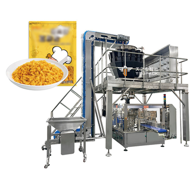 14 Kopf Mehrköpfige Waage Haustier Verpackungsmaschine Fisch Welpe Hund Katze Lebensmittelgewichtungsanlage 120g 240g 400g 1kg Ziplock Verpackungsmaschine