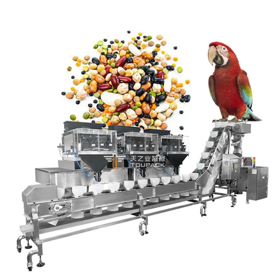 Automatische Mehrköpfige Waage für die Verpackung von Papageienfutter 2,5 kg