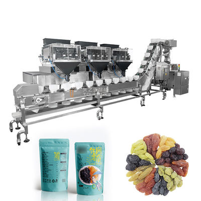 Gemischte Nüsse, getrocknete Erdnüsse und Kerne, Snack, Kunststoffgläser, Flaschen, Abfüll- und Verpackungsmaschine, Abfüllmaschine für Flaschen