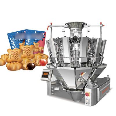 Vollautomatische Hochgeschwindigkeits-Stickstoff-Vertikalform Fülldichtung Beutel Snack Lebensmittel Wiegen Puffs Lebensmittel Pellet Verpackungsmaschine