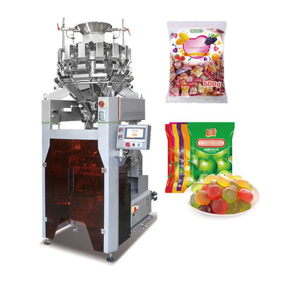 10/14 Hopper Mehrköpfige Waage Pelletpackmaschine Kunststofftüten Vertikale Mehrköpfige Waage Verpackmaschine