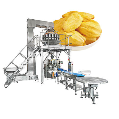Automatische Trocken-Durian, Trocken-Banane, Apfelscheiben, Kunststoff-Kissenbeutel-Verpackungsmaschine, vertikale Verpackungsmaschine für gefriergetrocknete Früchte, Gewicht