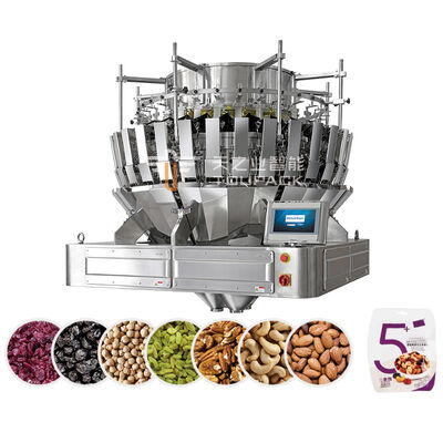 3l oder 5l Nüsse 14-Kopf-Waage Vertikalverpackungsmaschine 32-Kopf-Multiheadwaage Trockenfrüchte-Verpackungsmaschine