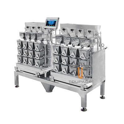 Essiggurken-Verpackmaschine-lineare Waage 2000g 0.8L 15WPM