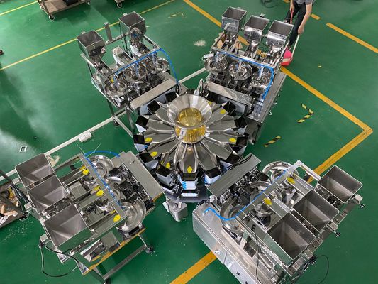 140BPM 0.5L wiegen und füllen Maschine, den automatischen Multihead-Kombinations-Wäger