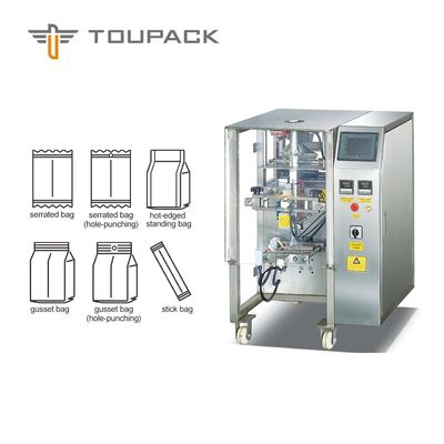 Pulver-Wiegen TOUPACK 50L und Füllmaschine für Kaffeebohnen
