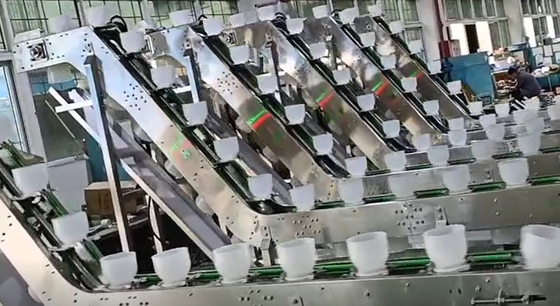 Anheben des Edelstahl-304 60p/M Bowl Conveyor For Granuar