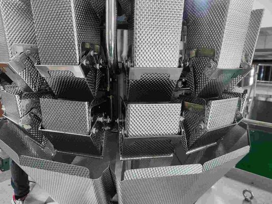 Einfacher Selbst-Multihead Wäger der Trichter-SUS304 für Rosinen-Nuss-Hundekuchen