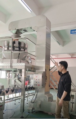 Neigungseimer-Fördererfunktion des Edelstahls Z mit 10/14 Köpfe multihead Wäger