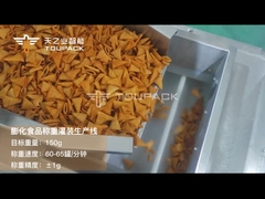 TOUPACK stieß Nahrungsmittelwiegendes und füllendes System luft